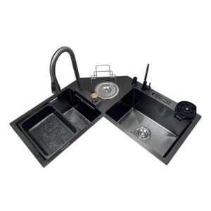 Chậu rửa Inox Kaff KF-ZJ9980-B