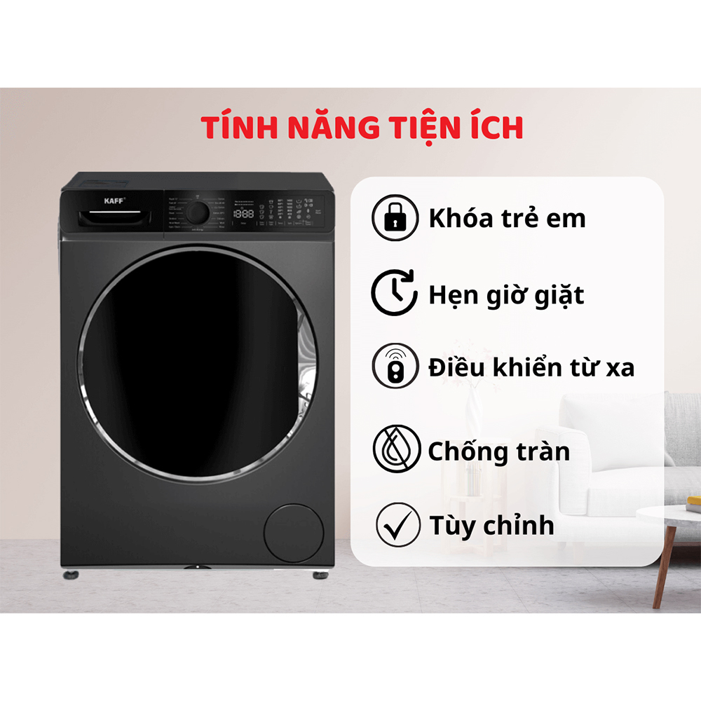 Máy giặt Kaff KF-MFC1269T3B - Ảnh 7