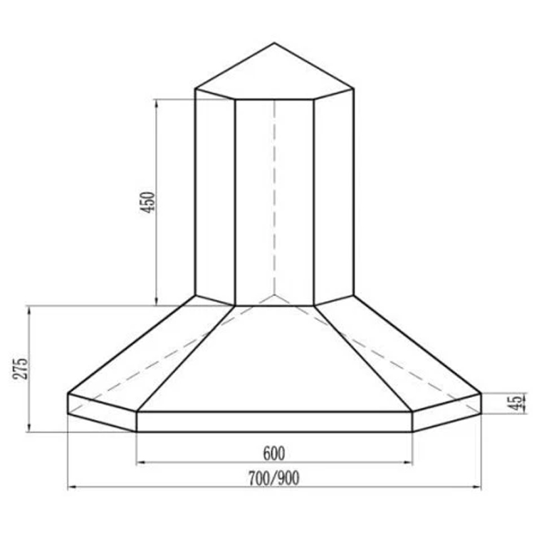 Máy Hút Mùi Kaff KF-CN700I - Ảnh 3
